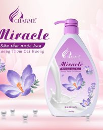 Sữa Tắm Nước Hoa Charme Miracle 1000ml Cho Nữ Hương Lavender