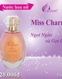 Hàng chính hãng - Nước hoa nữ Charme MISS CHARME 50ml
