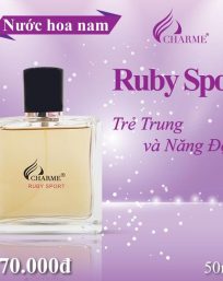 Nước Hoa Nam Charme Ruby Sport 50ml - 8938509617530