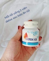 Viên uống detox x3 thanh lọc thải độc chính hãng