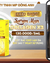 Serum trị mụn Collagen X3 Mỹ Phẩm Đông Anh - SRMUN