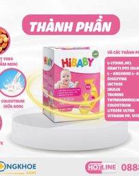 Siro Hibaby giúp trẻ ăn ngon cải thiện hệ tiêu hóa Hồng Tâm - 8938529135120
