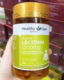 Viên uống mầm đậu nành Healthy Care Super Lecithin của Úc chính hãng - 9316254892973