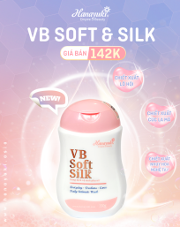 Dung dịch vệ sinh Hanayuki màu hồng VB Soft Silk chính hãng - 8936205370360