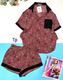 Đồ bộ nữ pijama tay ngắn quần đùi - DB0427