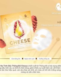 Mặt Nạ Tinh Dầu Thông Đỏ trắng da ngừa nám chống lão hóa Cheese chính hãng - 8936206760108