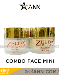 Combo Kem Face Zelda Plus Mini Dưỡng Trắng Da Ngày Đêm - CBZELDA02