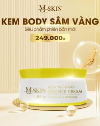 Kem Body Sâm Vàng MQ Skin Essence Cream (Tặng Kích Trắng) - BODYSAMVANGMQ