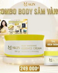 Kem Body Sâm Vàng MQ Skin Essence Cream (Tặng Kích Trắng) - BODYSAMVANGMQ