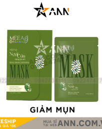 Mặt Nạ Thạch Collagen Meea Organic Màu Xanh Ngãi Cứu Mugwort Mask Hộp 5 Miếng - 8938534672443