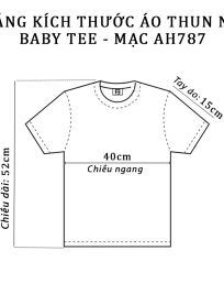Áo Thun Nữ Cổ Tròn Baby Tee Viền Bo Màu In Chữ Gấu Mạc AH787 - AG1231