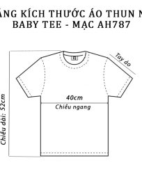 Áo Thun Nữ Cổ Tròn Baby Tee Tay Viền Sọc In Dập Nổi Chữ A Mạc AH787 - AG1242