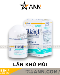 Lăn Khử Mùi EtiaXil Màu Xanh Cho Da Nhạy Cảm 15ml - LAN02