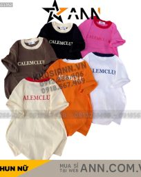Áo thun nữ Baby Tee ôm body từ 35kg - 55kg in chữ CALEMCLUB - AG1352