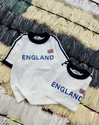 Áo thun nữ Baby Tee ôm body từ 35kg - 55kg In chữ ENGLAND - AG1359