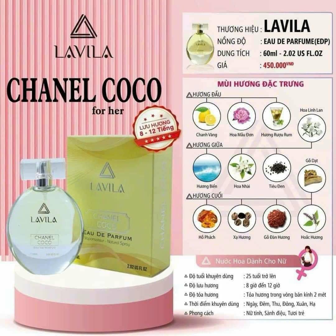 Nước hoa Chanel Coco LAVILA 60ml