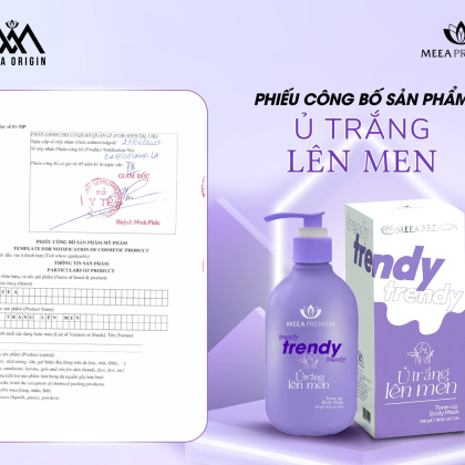 Ủ Trắng Lên Men Trendy Meea Premium Organic chính hãng