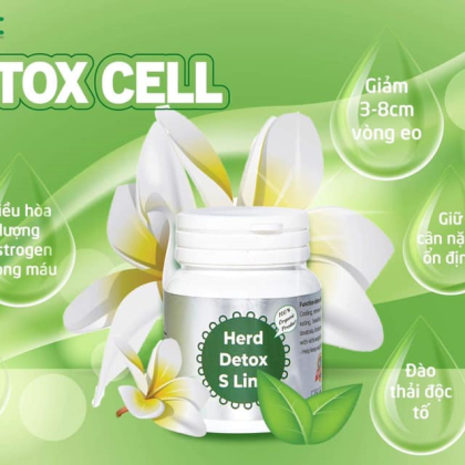 Viên Xơ Detox Cell Thảo Mộc Thiên Nhiên Herb Detox S Line VIC với rất nhiều công dụng
