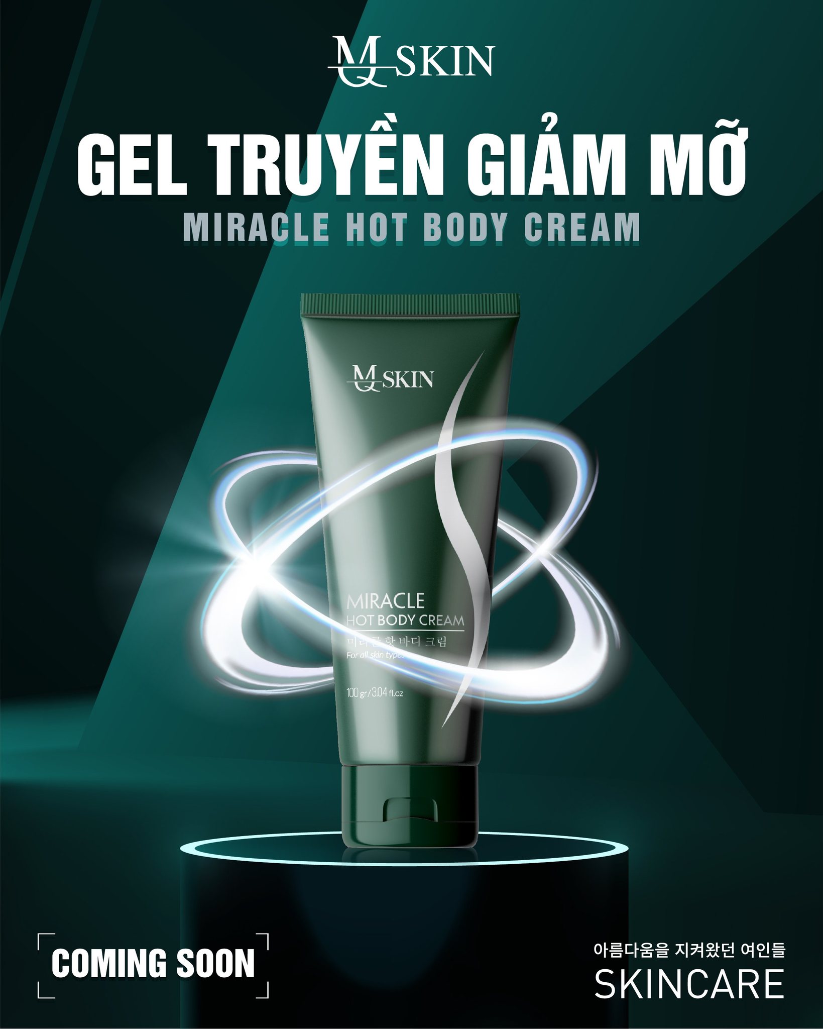 Kem Giảm Mỡ MQ Skin Miracle Hot Body Cream
