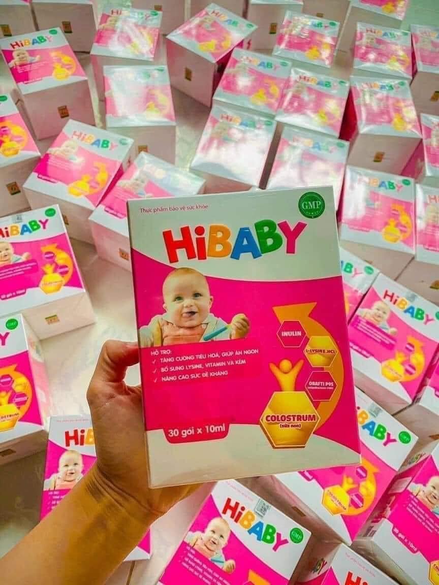 Siro Hibaby giúp trẻ ăn ngon cải thiện hệ tiêu hóa Hồng Tâm