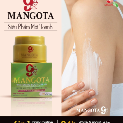 Kem Body Mangota 9 Body Cream Super White