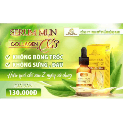 Serum Giảm Mụn Collagen X3 Mỹ Phẩm Đông Anh