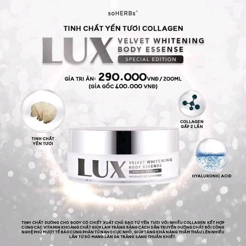 Kem body Lux - tinh chất yến tươi & collagen